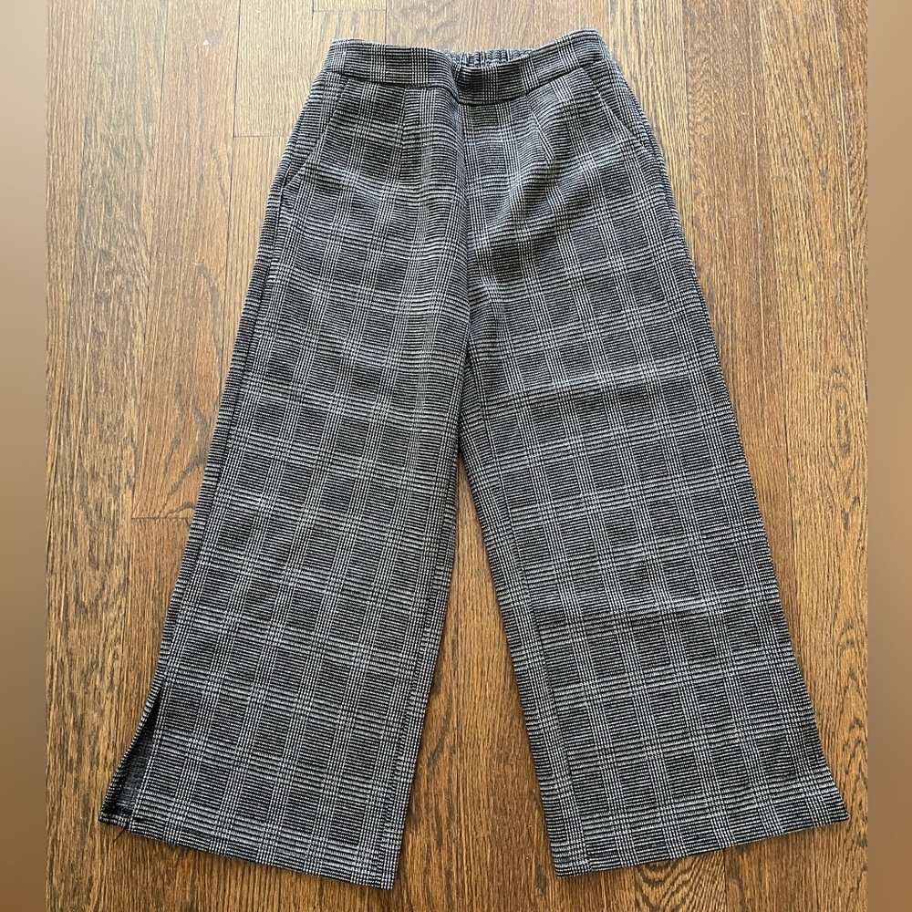 Plaid culottes